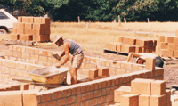 Brick laying 1987